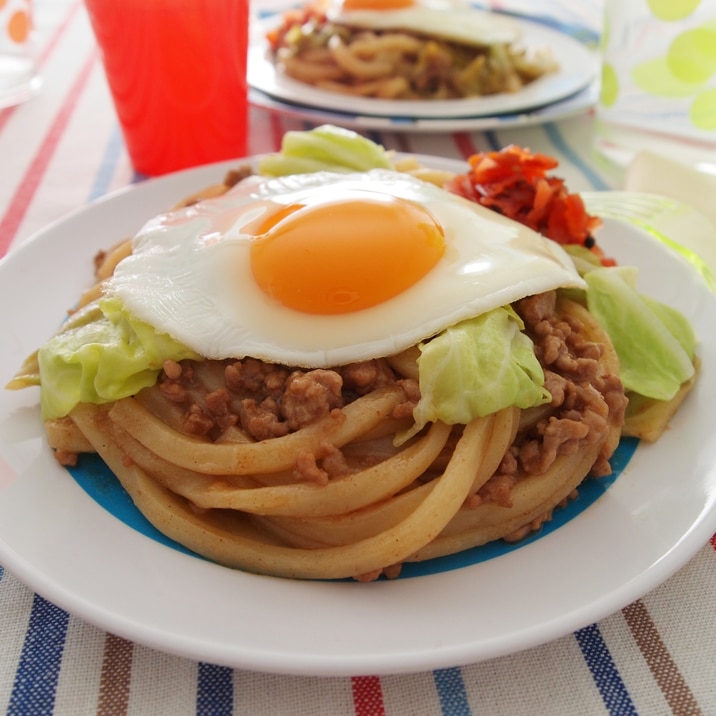 横手風焼きうどん